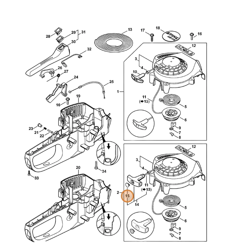 Stihl - 0000-195-7000 - Cap