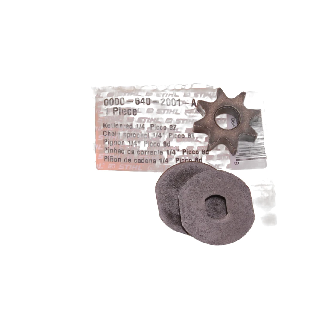 Stihl - 0000-640-2001 - Chain Sprocket 1/4 Inches P 8 T