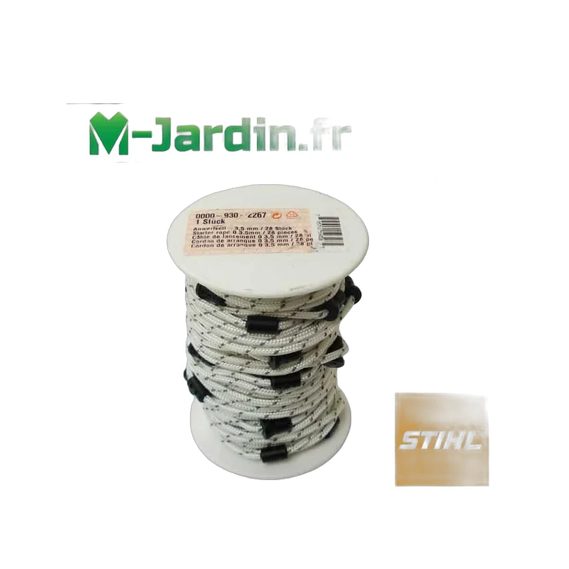 Stihl - 0000-930-2267 - Starter Device Cord, Diameter 3.5 mm