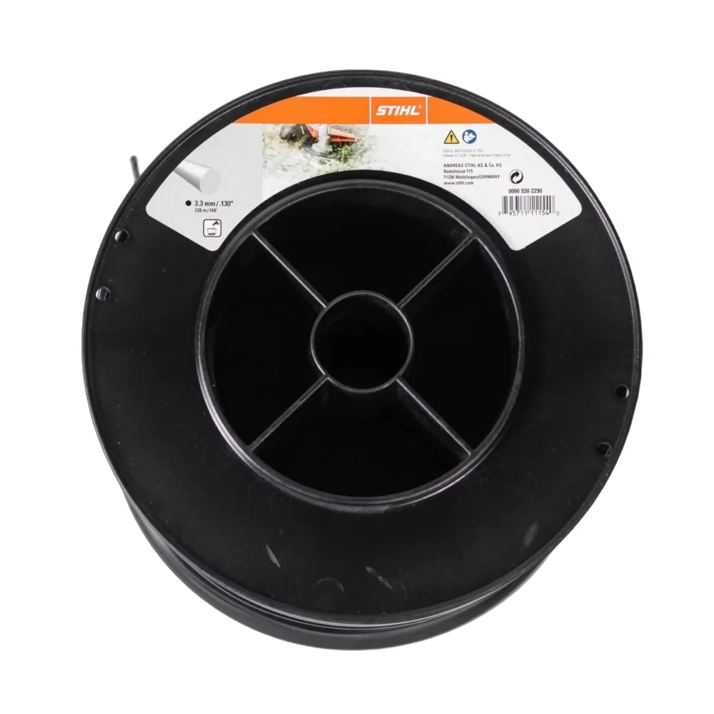 Stihl - 0000-930-2290 - Round Line Diameter 3.3 mm x 228.0 m Black