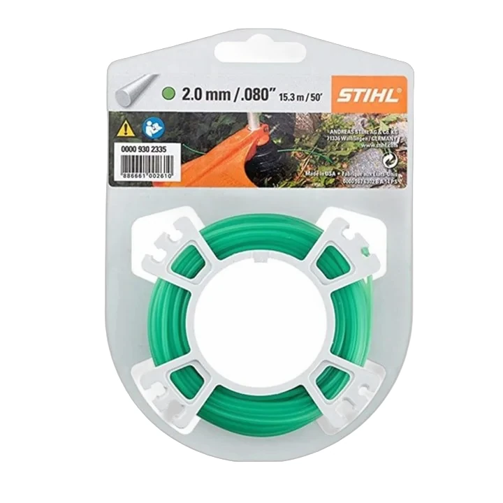 Stihl - 0000-930-2335 - Round Line Diameter 2.0 mm x 14.0 m Green