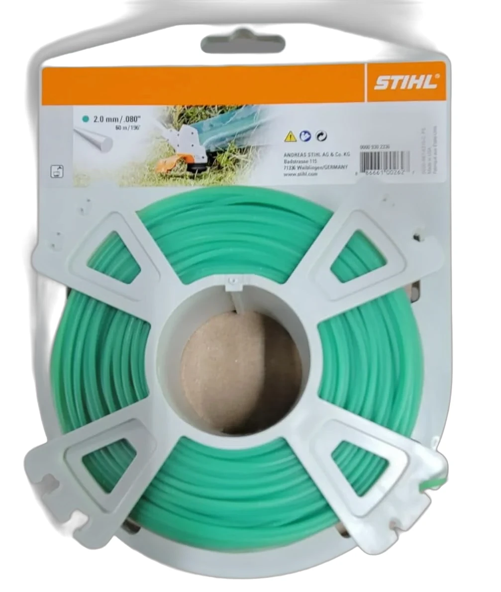 Stihl - 0000-930-2336 - Round Line Diameter 2.0 mm x 60.0 m Green