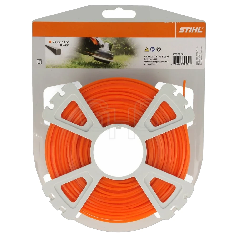Stihl - 0000-930-2641 - Square Line Diameter 2.4 mm x 83.0 m