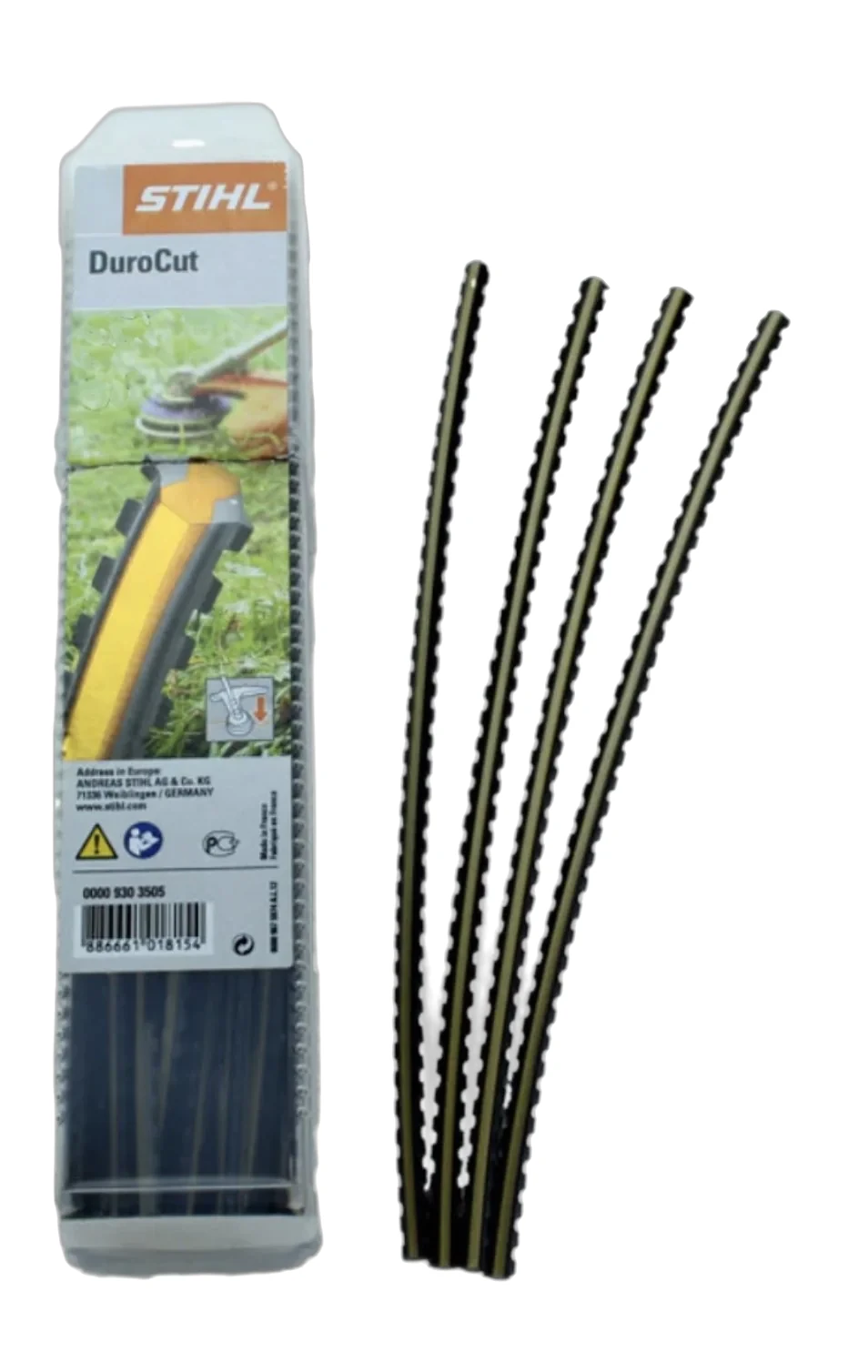 Stihl - 0000-930-3503 - Serrated Line Diameter 2.0 mm x 0.195 m Brown