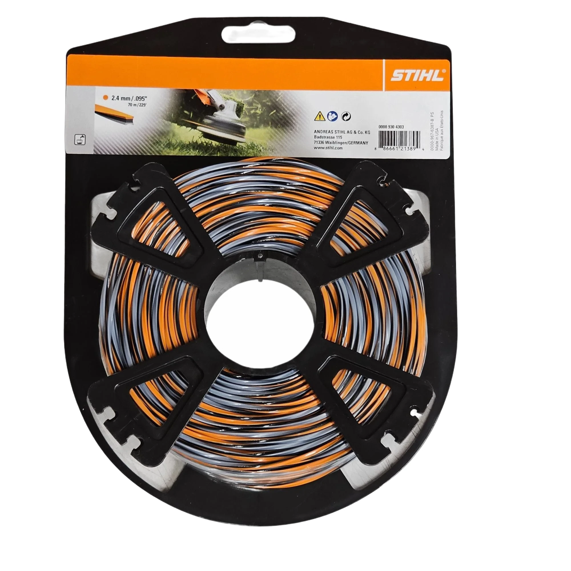 Stihl - 0000-930-4303 - CF3 Pro Line Diameter 2.4 mm x 70.0 m 3K