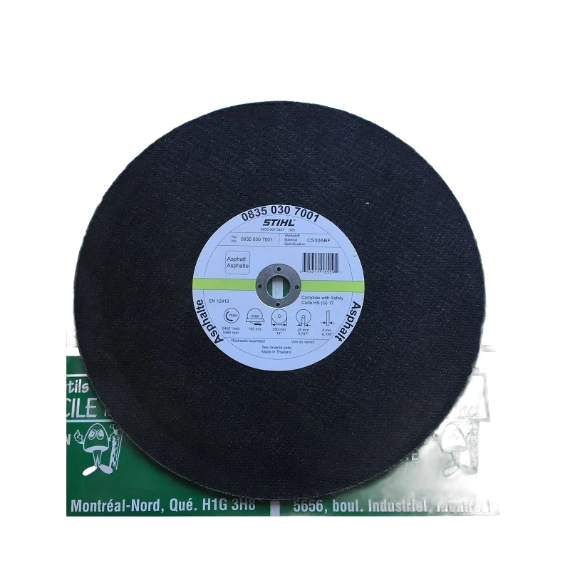 Stihl - 0835-030-7001 - K-DG Grinding Wheel Diameter 350mm/14 Inches