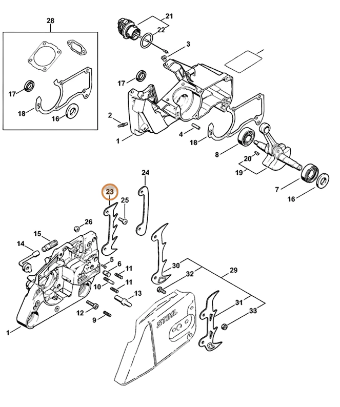 Stihl - 1110-664-0501 - Claw Support