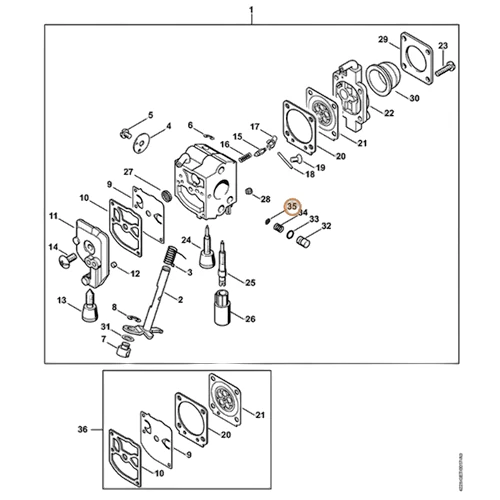 Stihl - 1120-121-7801 - Strainer