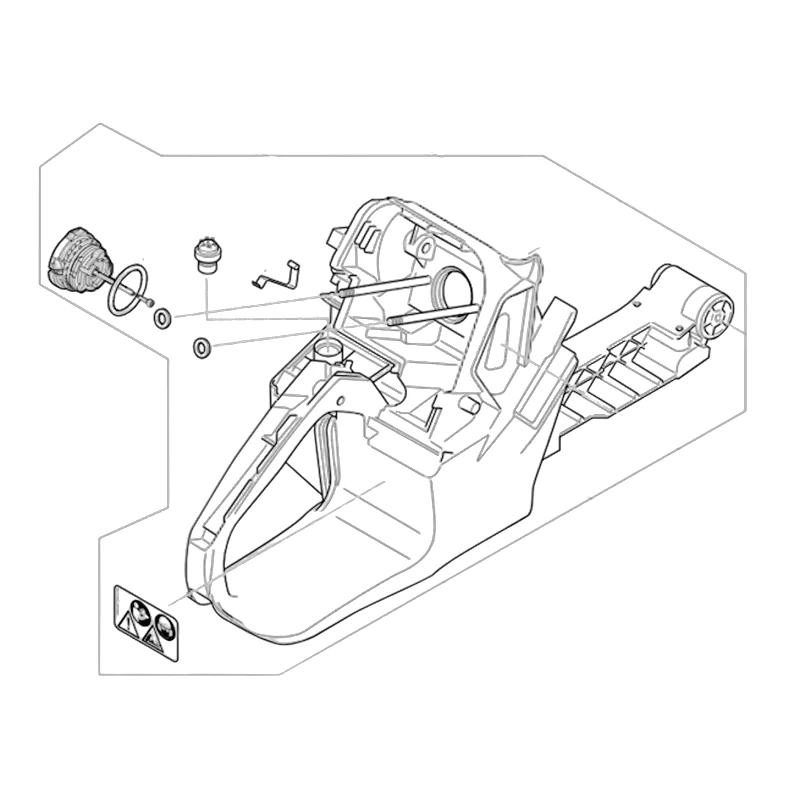 Stihl - 1124-350-0808 - Fuel Tank Housing
