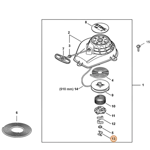 Stihl - 1128-195-3500 - Spring