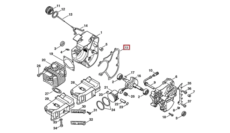 Stihl - 1129-029-0500 - Gasket