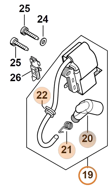 Stihl - 1137-400-1310 - Ignition Module