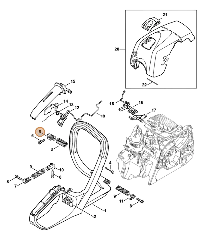 Stihl - 1139-792-2901 - Anti-Vibration Plug