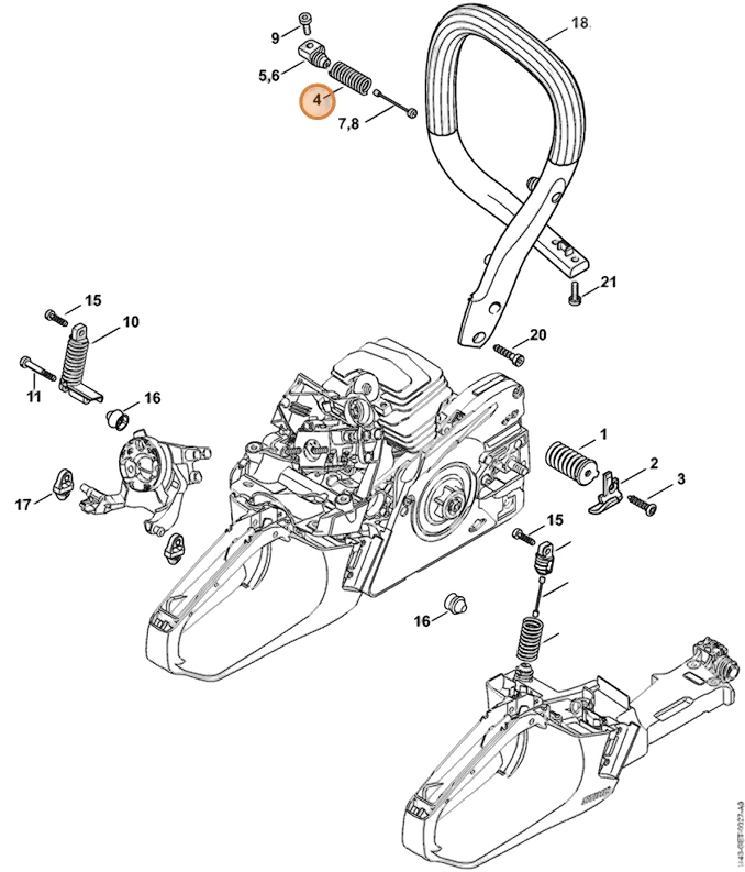 Stihl - 1141-791-3102 - Spring