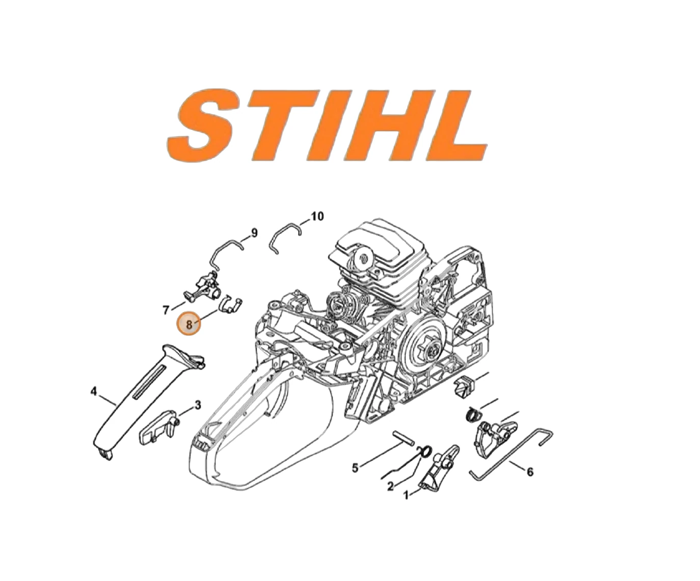 Stihl - 1143-442-1600 - Contact Spring