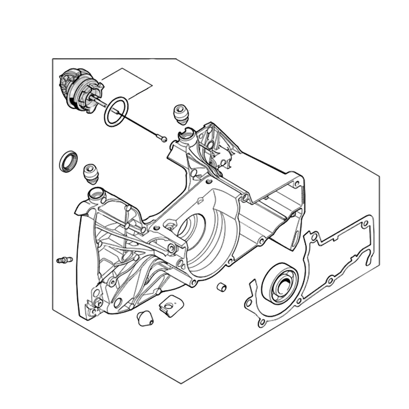 Stihl - 1144-020-2604 - Crankcase Half, Side