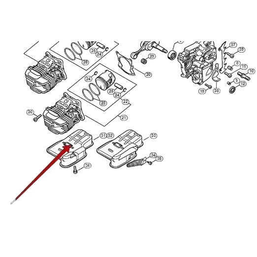 Stihl - 1145-140-0603 - Exhaust Muffler