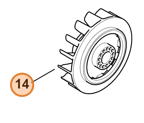 Stihl - 1147-400-1201 - Flywheel