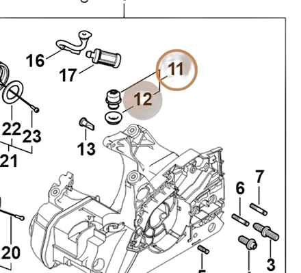 Stihl - 1148-350-5801 - Tank Pressure Compensation System