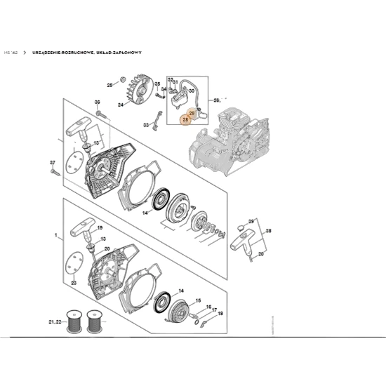 Stihl - 1148-400-7100 - Ignition Wire Plug
