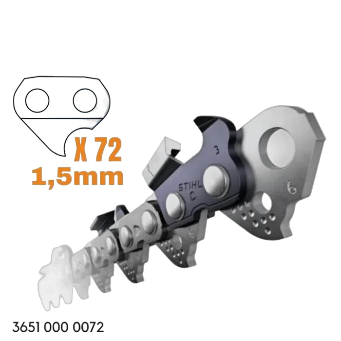 Stihl - 3651-000-0072 - 35 RM Rapid Micro Chain Saw