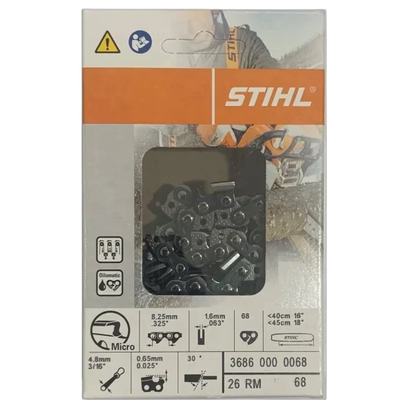 Stihl - 3686-000-0068 - 26 RM Rapid Micro Chain Saw