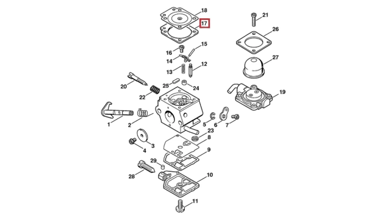 Stihl - 4129-129-0902 - Gasket
