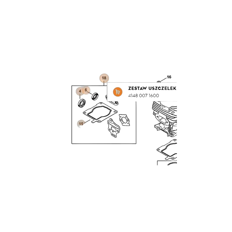 Stihl - 4148-007-1600 - Gasket Set