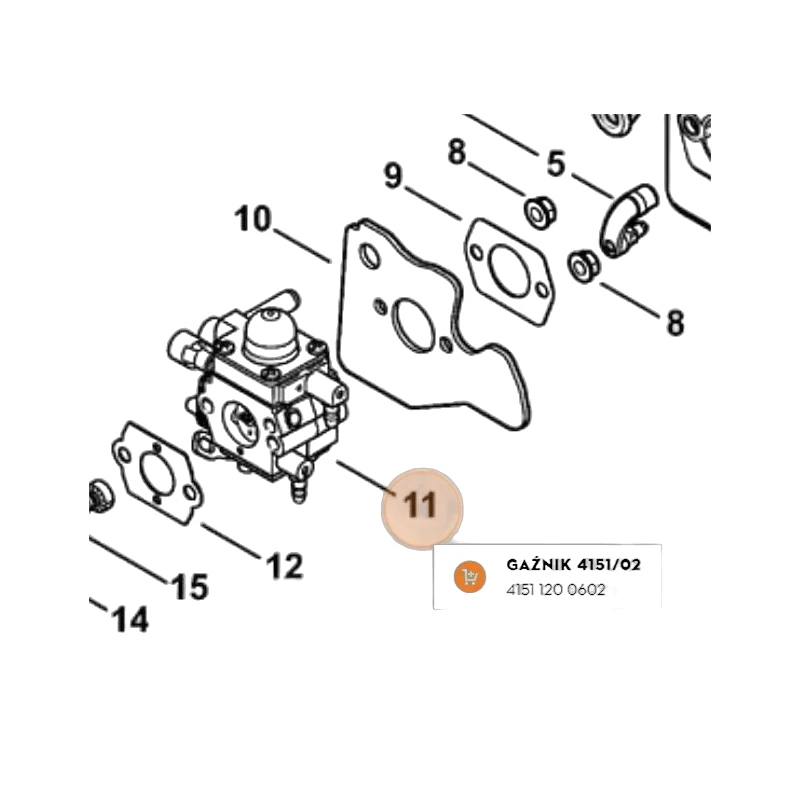 Stihl - 4151-120-0602 - Carburetor 4151/02