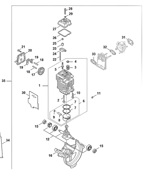 Stihl - 4180-020-0201 - Drive Unit