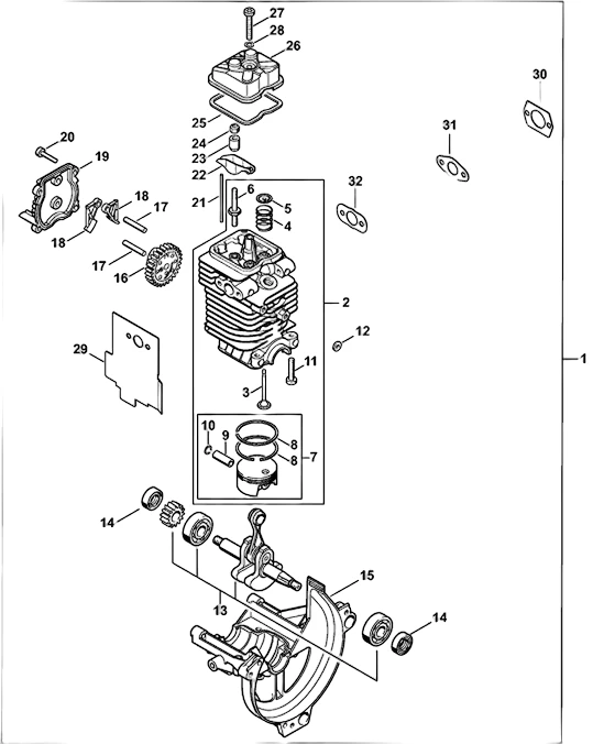 Stihl - 4180-020-0201 - Drive Unit