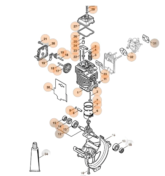 Stihl - 4180-020-0202 - Drive Unit