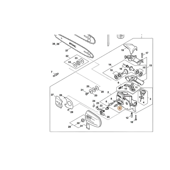 Stihl - 4182-641-3200 - Oil Line