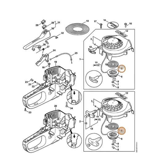 Stihl - 4228-190-0600 - Return Spring
