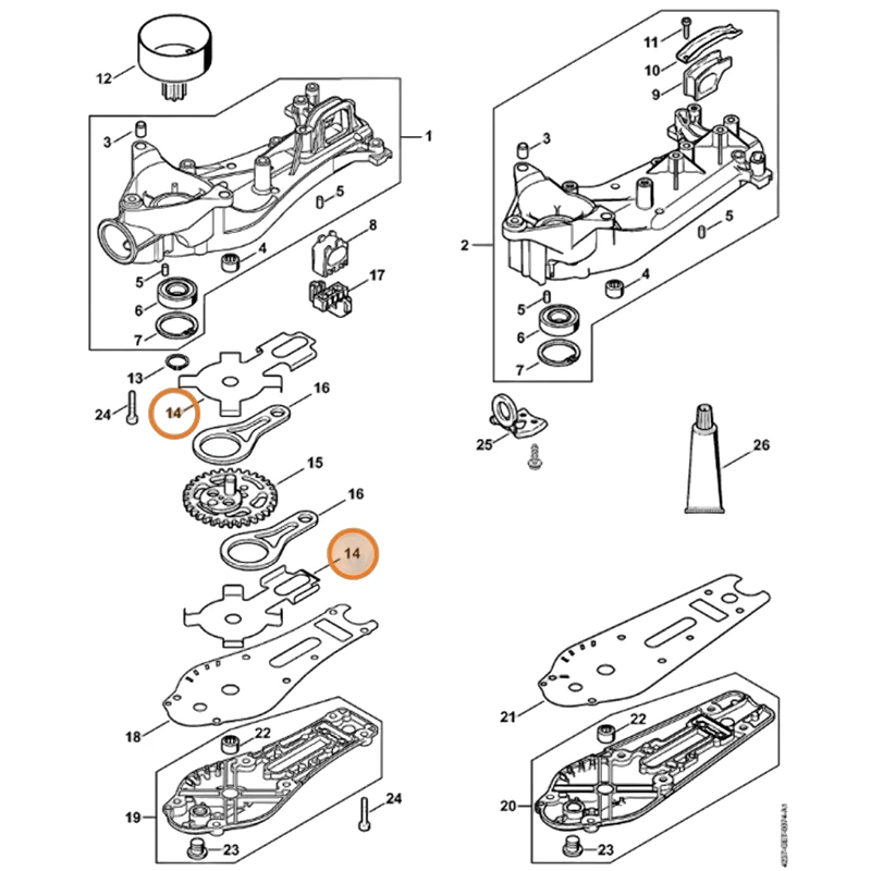 Stihl - 4237-642-4801 - Sheet Metal Element