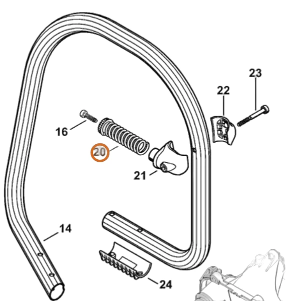 Stihl - 4238-790-8302 - Spring AV