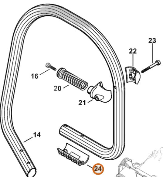Stihl - 4238-791-0905 - Clamp Cover
