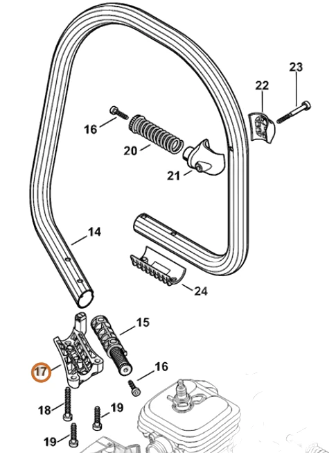Stihl - 4238-791-0910 - Clamp Cover