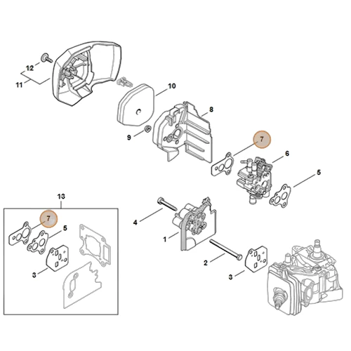 Stihl - 4242-129-0902 - Gasket