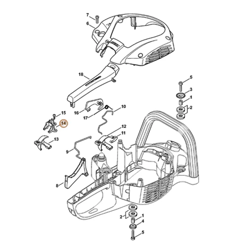 Stihl - 4242-182-2100 - Mounting