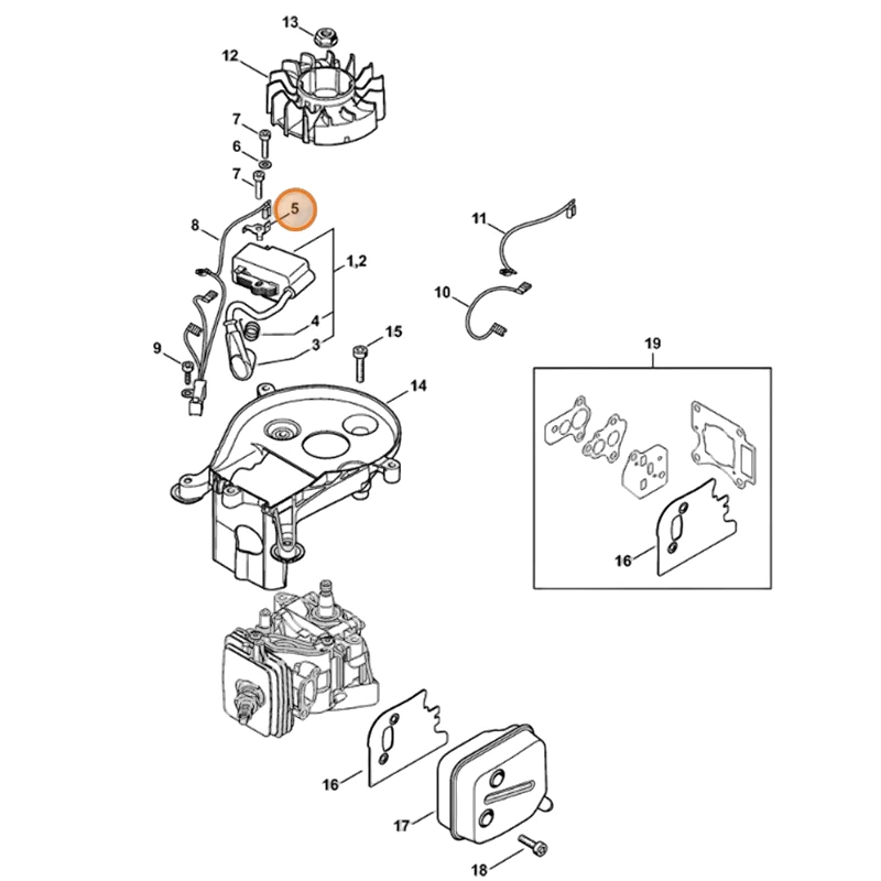 Stihl - 4242-431-2100 - Flat M Plug