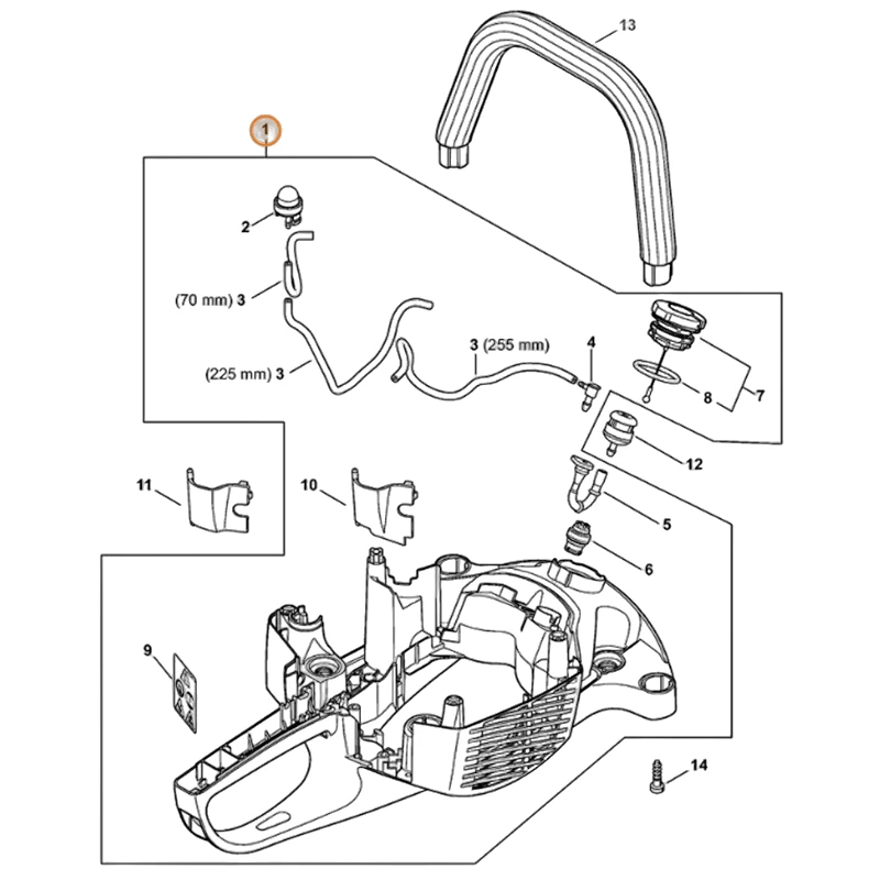 Stihl - 4242-790-1006 - Handle Body