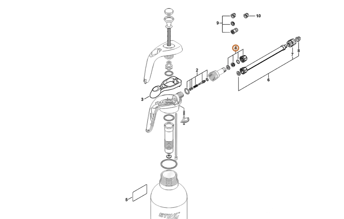 Stihl - 4255-500-6300 - Nozzle