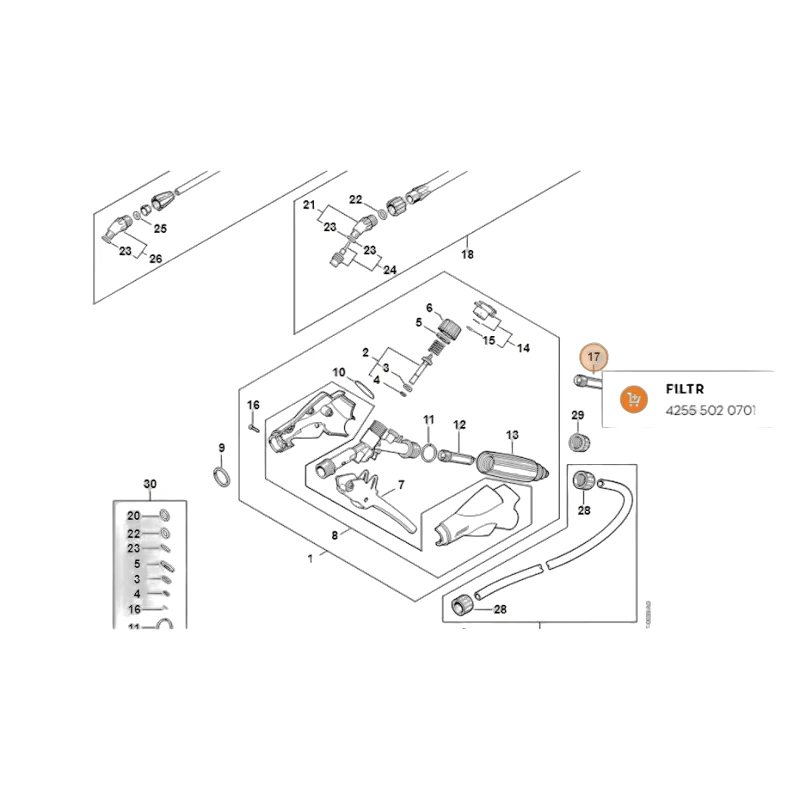 Stihl - 4255-502-0701 - Filter