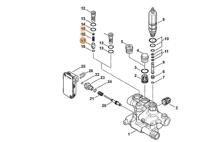 Stihl - 4757-510-3400 - Valve Seat
