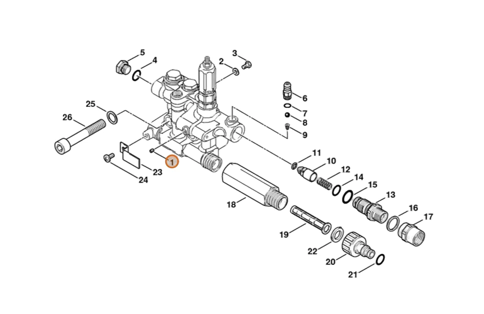 Stihl - 4757-708-5801 - Closing Screw