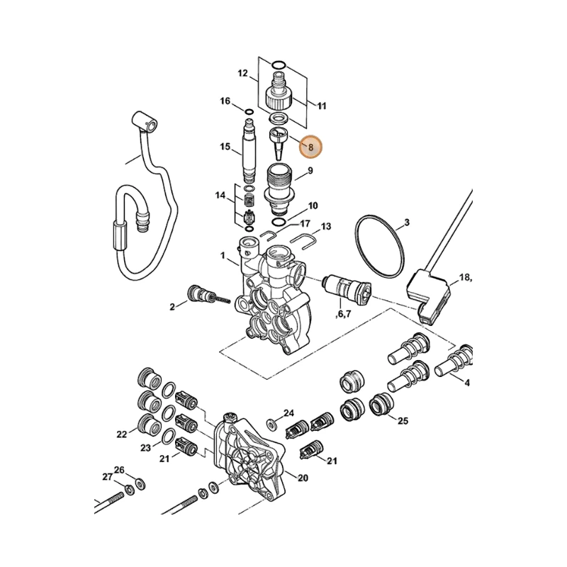 Stihl - 4768-502-2100 - Strainer