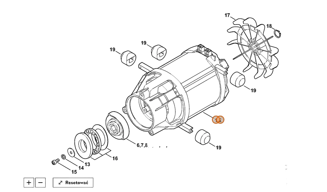 Stihl - 4768-600-0200 - Electric Motor 230 V/50 Hz
