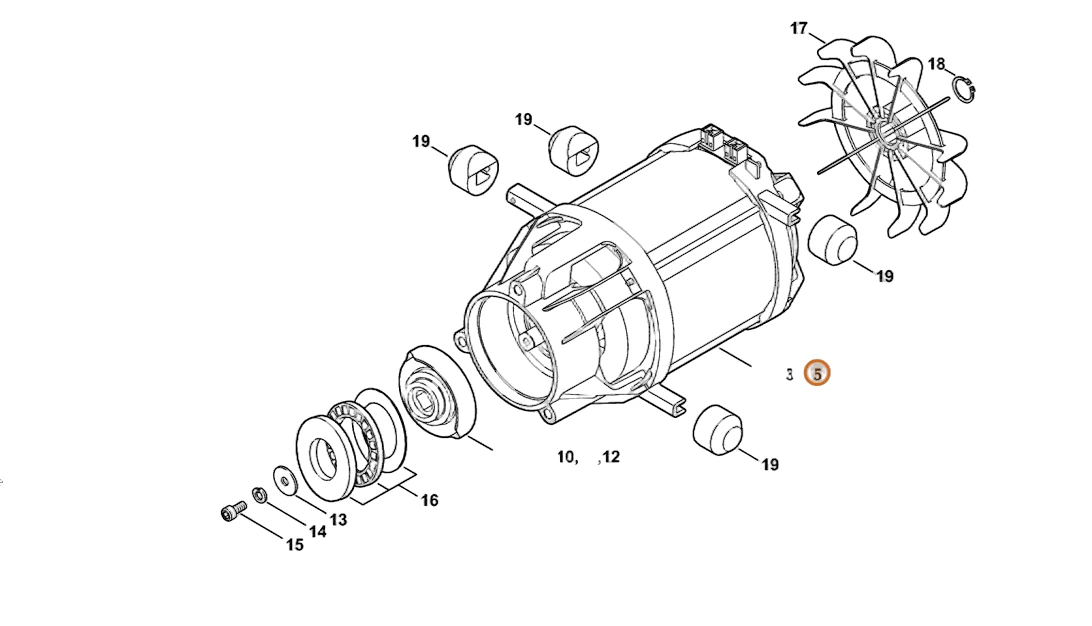 Stihl - 4769-600-0200 - Electric Motor 230 V/50 Hz