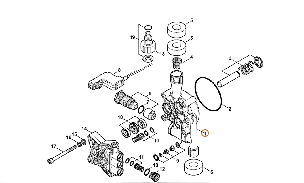 Stihl - 4775-700-4000 - Pump Body
